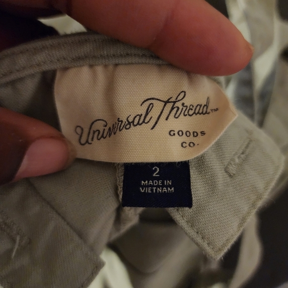 Universal Thread Button Front Jumpsuit Pickled Grey Size 2,  Inseam 24" - Picture 6 of 10